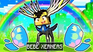 NASCI COMO BEBE POKEMON LENDARIO no Minecraft