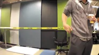 AR.Drone Flight Video: ramming a coworker where it counts
