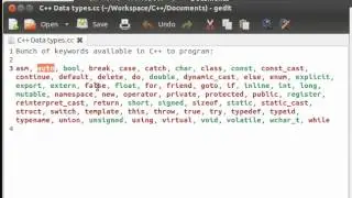 C++ Programming in Linux, 7. Taking Input through Keyboard