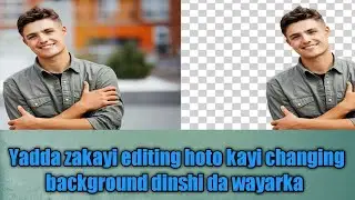 Yadda zakayi editing hoto kayi changing background dinshi da wayarka 📱📱