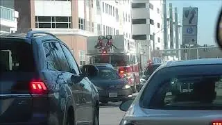 Virginia Beach Fire Department Ladder 7 Responding to a Automatic Alarm - 12/21/19