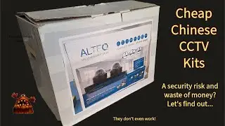 Cheap CCTV systems are a waste of money and a security risk. Unbranded Chineseium junk in a box.