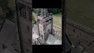 The beautiful St John’s church Warrington-Drone footage #church #dji #dronephotography #historical