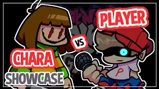 PLAYER vs CHARA- Friday Night Funkin Logic but mods - [FNF MOD] [SHOWCASE]