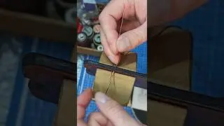ключница из кожи седельный шов с узлом #leathercraft #handmade #кожа #изготовление