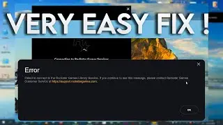 How to Fix Error Failed to Connect to the Rockstar Games Library Service 2020