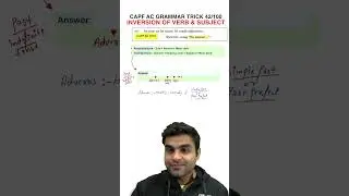 CAPF AC GRAMMAR TRICK 42/100  