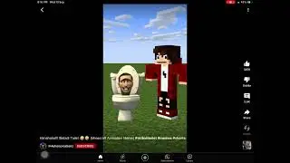 hhahahaha Skibidi Toilet (Minecraft Animation) (not mine) #skibiditoilet #memes #shorts