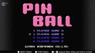 Pinball, for the NES