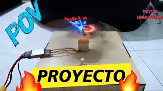 💡Pantalla POV con ARDUINO NANO (con MOTOR BRUSHLESS) 🔥