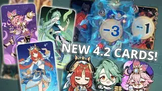 Playing the NEW 4.2 Cards! | Genshin TCG