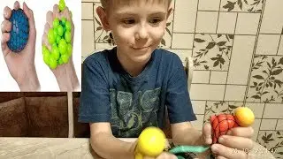 Игрушка АНТИСТРЕСС. Шарики и НЕНЬЮТОНОВСКАЯ жидкость.