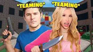 TEAMING IN MM2 on ROBLOX... *GONE WRONG*