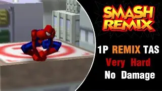 Smash Remix [TAS] - Spider-Man (MvC3) Remix Mode (Very Hard, No Damage)