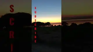 Beautiful sunset behind the salty lake in Torrevieja-Traveling Cat