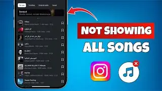 How to fix instagram music not showing all songs | instagram story music no results found problem