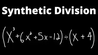 Synthetic Division - an easy guide