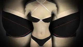 Marvelous designer how to make a BRA and panties: 3D clothing art lingerie cloth simulation