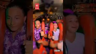 OMG!! Puppy Out SlingshotRide Girl Reaction Part 2 Wait for End! Puppy will Out Again