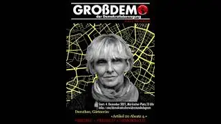 Berlin 4.12.2021  Großdemo am Märkischen Platz