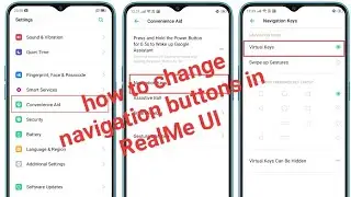 How to change navigation buttons in RealMe 5 pro // RealMe UI // navigation buttons