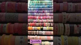 Making a Rainbow Washi Tape Wall #washitape #crafts #artstudio
