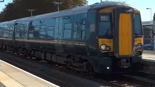 Class 387 Arriving at Didcot Parkway Station