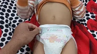 How to change baby diaper first by father 
