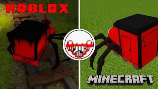 CHOO CHOO CHARLES in ROBLOX and MINECRAFT! [Morph mode]