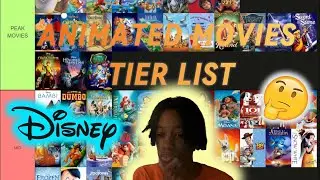 Animated Disney Movies Tier List || Tier List