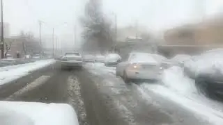 Urmia on a snowy day