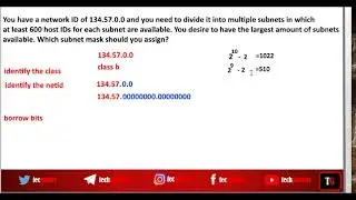 FLSM Practice Question|IP Addressing and Subnetting