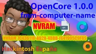 Hackintosh España. fmm-computer-name. NVRAM