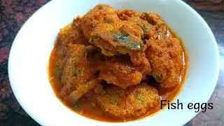 Fish Egg Recipe || Machli Anda Curry || #viral #trending #recipe