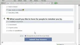 random quiz and result