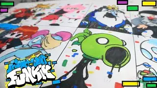 DIBUJANDO NEW FNF PIBBY LEAKS /Concepts (Plants vs. Rappers, Eddsworld) Come and Learn with Pibby!
