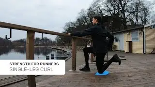 Single-leg curl - strength exercises for runners | TOT Endurance