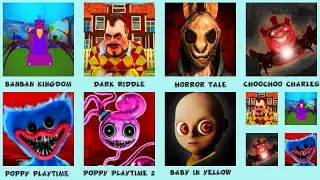 Garten of Banban Animation, Banban Kingdom, Dark Riddle, Horror Tale, Choochoo Charles,