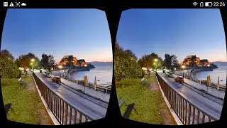 Greece, evening walk VR box 360
