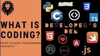 What is Coding? | Intro to Basic Programming Concepts | The Developer's Den