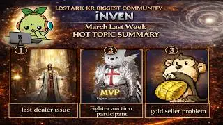 (KR)Lostark Biggest Community Inven 2026 March last week hot topics