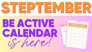 Get ready to boost your steps! STEPtember 2024 Be Active Calendar is HERE!