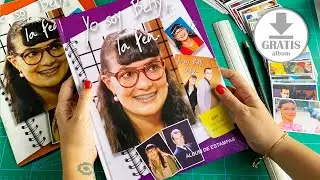 Cómo hacer un Álbum Pasta DURA 📚 Encuadernación Artesanal 🪡 Yo Soy Betty la F3@ DIY Gratis