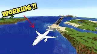 Working Airplanes in Minecraft | MTR Railway Automated Plains