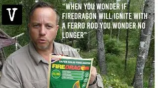 FireDragon solid Fuel & Gel Tested With Ferrocium Rod Lighting
