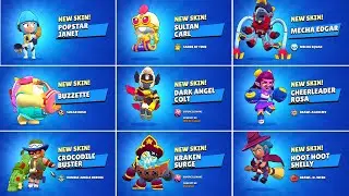 ALL 89 SKINS RELEASED IN 2023 | BRAWL STARS