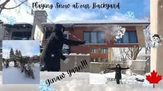 MAKING MY FIRST SNOW ANGEL+ FEEL KO AKO SI ELSA+ WINTER FUN + WINTER WONDERLAND