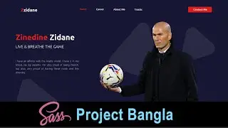 SCSS Live Project || Figma to HTML | SCSS Tutorial Bangla