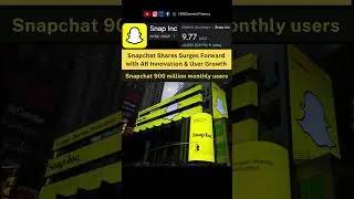 🚀Snapchat's AR & Stock Surge: 900M Users + SNAP Share Volatility Explained 🎥