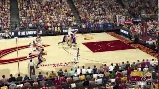 NBA 2K17 - Kevin Love Makes TWO shots with ONE Layup.